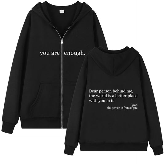 Kindness Zipper Hoodie