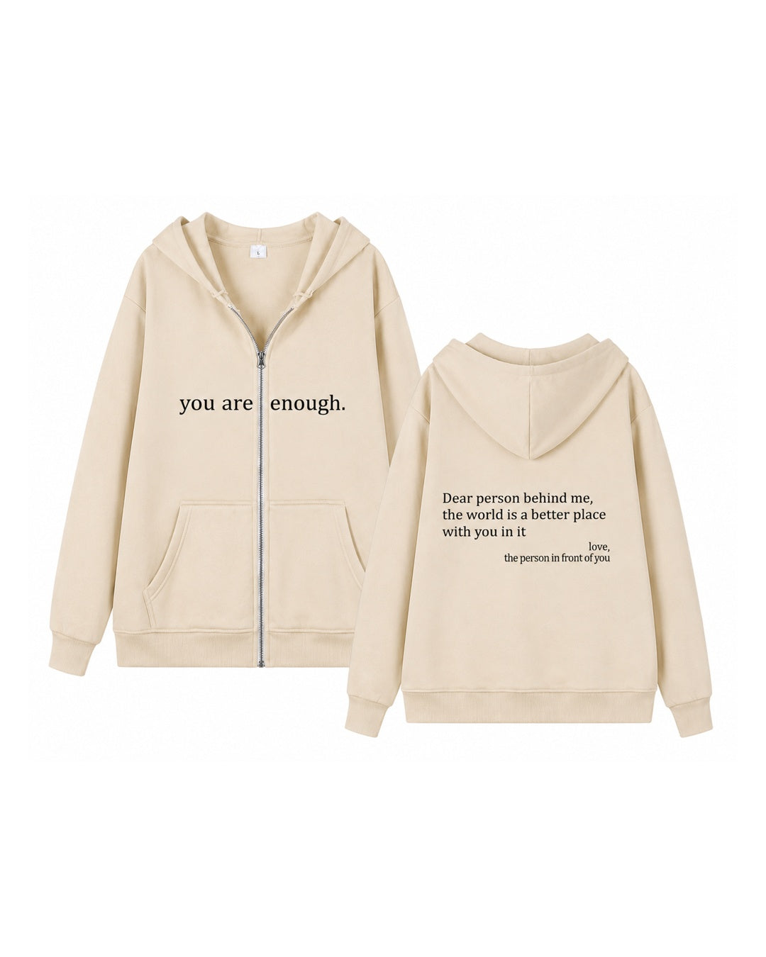Kindness Zipper Hoodie
