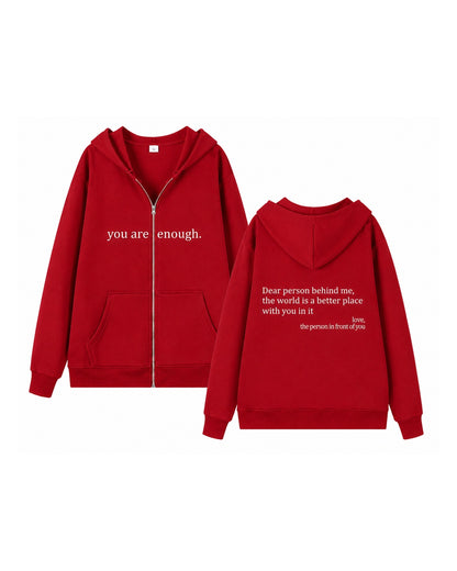 Kindness Zipper Hoodie